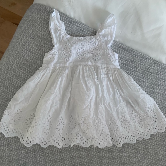 NWOT Baby Gap white eyelet dress - Picture 1 of 5